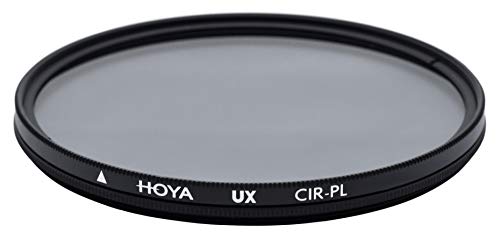 Hoya Circular UX Pol Filter 46 mm, Polarisationsfilter zur Farbkräftigung und Reduzierung von Lichtreflexen & Spiegelungen, Aluminiumfassung, Qualitätsglas, wasserabweisend, HPUX046 von Hoya