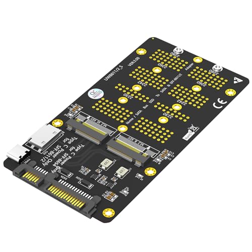 Hrtyvhin Computeradapter Für Feste Festplattenverbindung SFF8611 Compatible Easy Installation Effiziente Konvertierung von Hrtyvhin