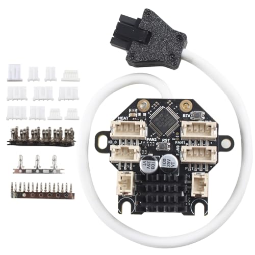 Hsdubygr M36 Hub-Platine auf Basis des STM32F072 mit Integriertem TMC2209 und ADXL345, Motherboard in Schwarz, PCB + Elektronische Komponenten für Nema14 36-Schrittmotor von Hsdubygr