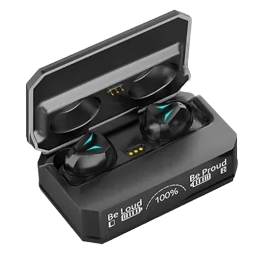 Hsdubygr M98 TWS Kabellose Bluetooth-Kopfhörer Stereo-Ohrhörer Fones Choice In-Ear-Digitalanzeige Atemlichter Headset B von Hsdubygr