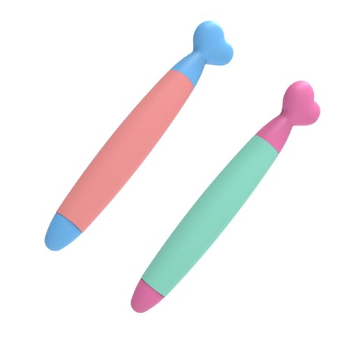 2er Pack Stift für Fire Tablet Kids Gummi Touchscreen Stift für Kinder kompatibel mit Allen Handys und Tablets wie iPhone iPad,Fire HD Kids Tablet,Switch,Kinder Smartwatch,Dragon Touch(Grün und Rosa) von Hsupez