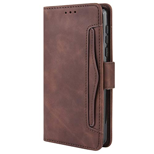 HualuBro Handyhülle für Honor X8b Hülle Leder, Flip Case Cover Stoßfest Klapphülle Handytasche LederHülle Schutzhülle für Honor X8b Tasche (Braun) von HualuBro