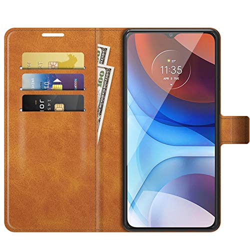 HualuBro Hülle für Xiaomi Poco M6 Pro 4G HandyHülle Leder, Stoßfest Flip Case Cover Klapphülle Handytasche LederHülle Wallet Schutzhülle für Xiaomi Poco M6 Pro 4G Tasche (Gelb) von HualuBro