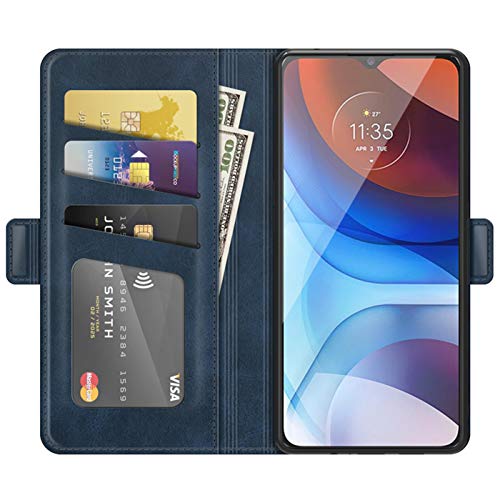 HualuBro Handyhülle für Xiaomi 14T Pro Hülle, PU Leder Flip Case Cover Stoßfest Klapphülle Handytasche LederHülle Schutzhülle für Xiaomi 14T Pro 5G Tasche - Blau von HualuBro