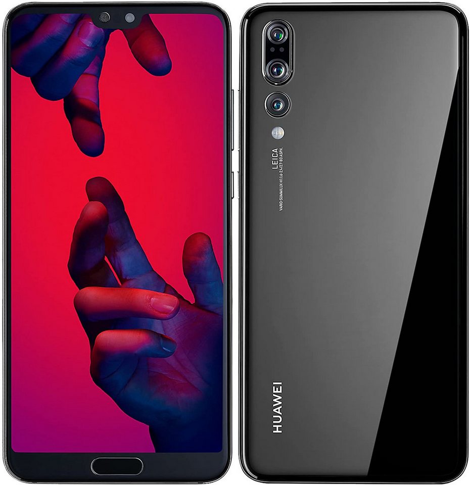 Huawei P20 Pro Dual Sim CLT-L09 128GB Black Smartphone (15,49 cm/6,1 Zoll, 128 GB Speicherplatz, 40 MP Kamera, Triple-Rückkamera, GPU-Turbo Modus, Dolby Atmos) von Huawei