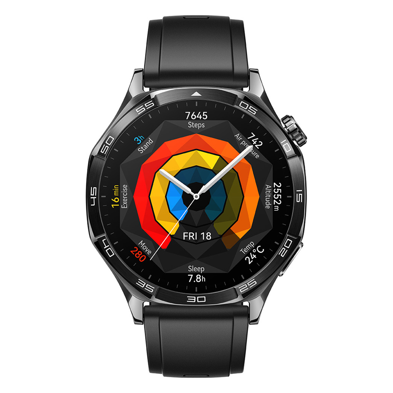 Huawei Watch GT 5 46mm Schwarz | Smartwatch | TruSeenTM 6.0 | Herzfrequenz-Monitoring | SpO2-Erkennung | Zyklus-Tracking | AMOLED Farbdisplay von Huawei