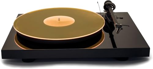 Hudson Hi-Fi Plattenspieler- Matte aus Acryl - YellowLit - LP Slipmat von Hudson Hi-Fi