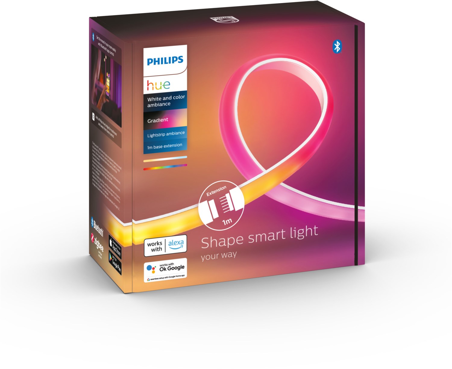 Hue Gradient Lightstrip 1m Erweit. von Hue