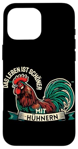 Hülle für iPhone 16 Pro Max Huhn Hühner Huhnliebhaber Huhn Hühner von Hühner Shirt für Hühnerliebhaber Geschenke