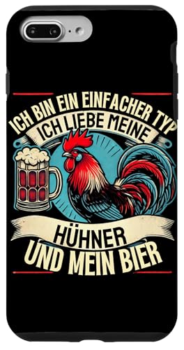 Hülle für iPhone 7 Plus/8 Plus Huhn Herren Hühner Huhnliebhaber Huhn Hühner von Hühner Shirt für Hühnerliebhaber Geschenke