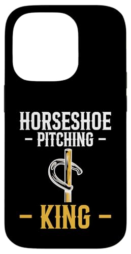 Horseshoe Pitching King Hülle für iPhone 14 Pro von Hufeisen Wurf Pitching Design Idee