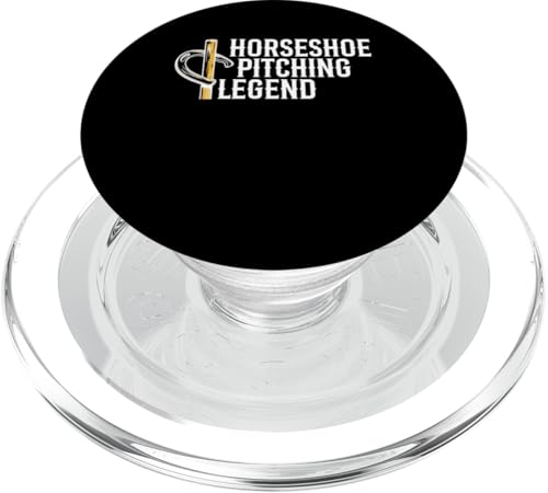 Horseshoe Pitching Legend PopSockets PopGrip für MagSafe von Hufeisen Wurf Pitching Design Idee