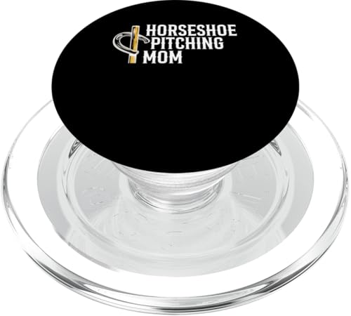 Horseshoe Pitching Mom Mothers Day PopSockets PopGrip für MagSafe von Hufeisen Wurf Pitching Design Idee