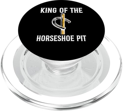 King Of The Horseshoe Pit PopSockets PopGrip für MagSafe von Hufeisen Wurf Pitching Design Idee