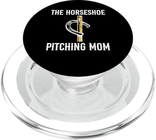 The Horseshoe Pitching Mom Mothers Day PopSockets PopGrip für MagSafe von Hufeisen Wurf Pitching Design Idee