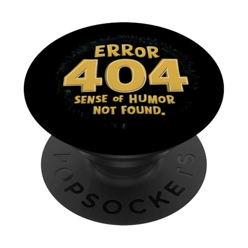 Error 404 design 2 PopSockets Klebender PopGrip von Hugo Jim