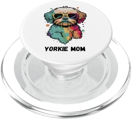 Yorkie mom PopSockets PopGrip für MagSafe von Hugo Jim