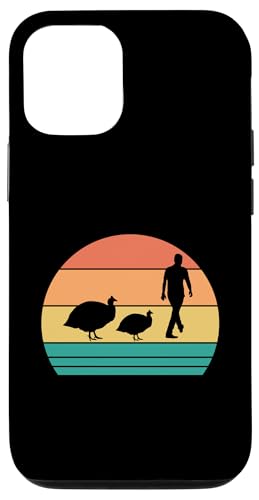 Hülle für iPhone 12/12 Pro Hühner Hahn Perlhuhn von Huhn Bauernhof Perlhuhn Landwirt Bauer