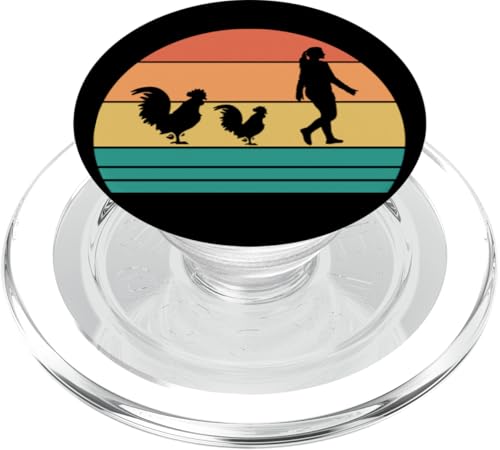 Hühner Hahn PopSockets PopGrip für MagSafe von Huhn Bauernhof Tiermotiv Landwirt Bauer