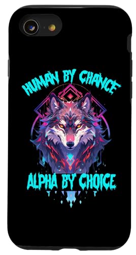Hülle für iPhone SE (2020) / 7 / 8 Human By Chance Alpha by Choice Cooles lustiges seltsames Dank-Meme von Human By Chance Alpha By Choice Funny Weird outfit