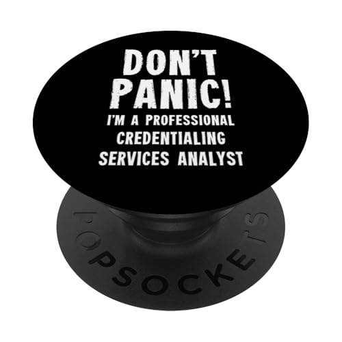 Analyst für Anmeldeinformationsdienste PopSockets Klebender PopGrip von Human Resources Team Gifts & T-Shirts