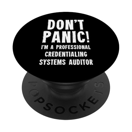 Auditor für Anmeldeinformationssysteme PopSockets Klebender PopGrip von Human Resources Team Gifts & T-Shirts