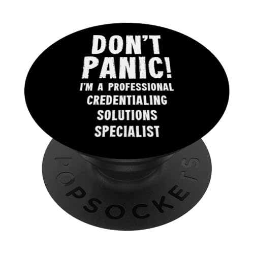 Spezialist für Credentialing Solutions PopSockets Klebender PopGrip von Human Resources Team Gifts & T-Shirts