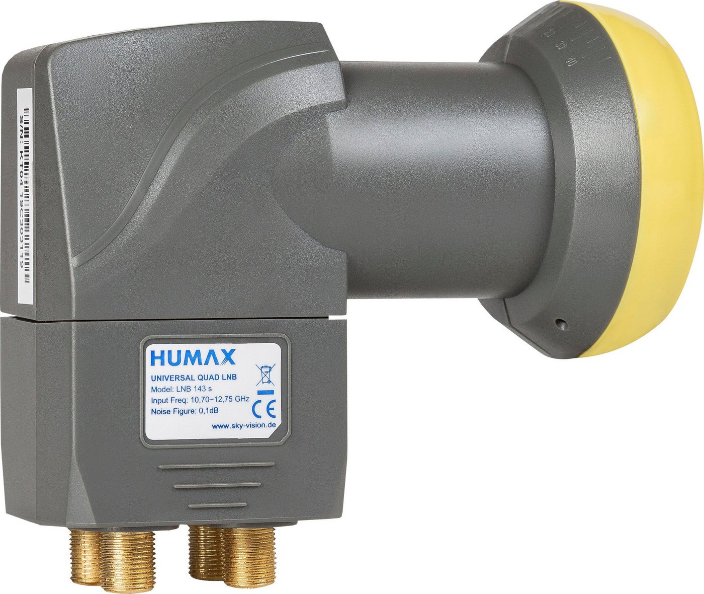 Humax LNB 143s Gold Quattro Switch LNB SAT-Antenne von Humax