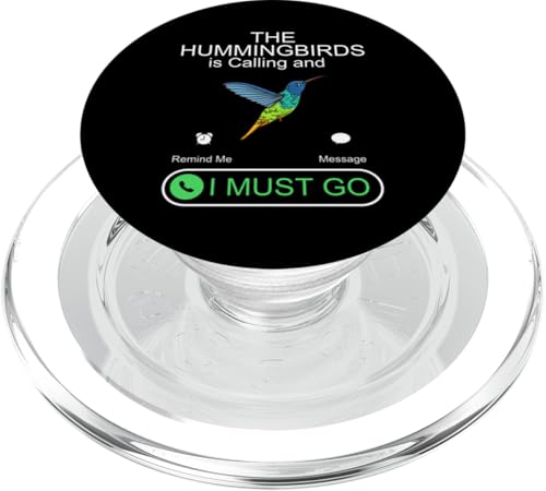 Kolibri-Tiere, lustig, fliegender süßer Vogel PopSockets PopGrip für MagSafe von Hummingbird Animals