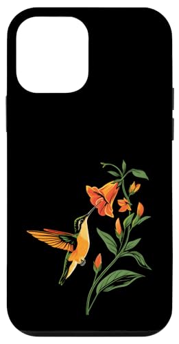 Hülle für iPhone 12 mini Kolibri Vogelbeobachtung Trompete Creeper Blume Pflanze Mama von Hummingbird Bird Watching Apparel