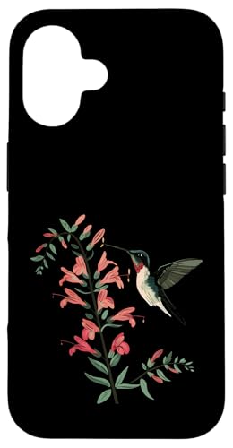 Hülle für iPhone 16 Kolibri Vogelbeobachtung Penstemon Blumenmädchen Pflanze Mama von Hummingbird Bird Watching Apparel