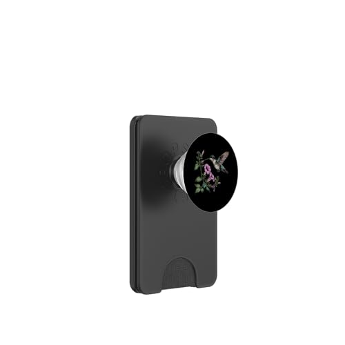 Kolibri beobachtet Petunien Blumenmädchen Pflanze Mama PopSockets PopWallet für MagSafe von Hummingbird Bird Watching Apparel