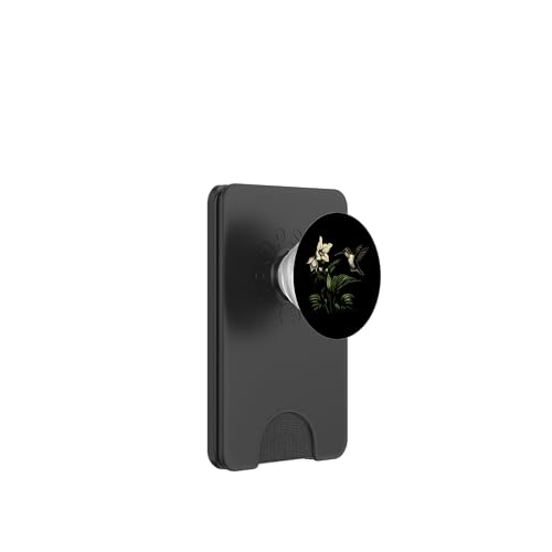 Niedliche Kolibri-Vogelbeobachtung Hostas Blumenmädchen Pflanze Mama PopSockets PopWallet für MagSafe von Hummingbird Bird Watching Apparel