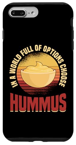Hülle für iPhone 7 Plus/8 Plus Bio Hummus Kostüm arabisch Food Lover Chips Hummus von Hummus Accessories & Hummus Lover Clothes