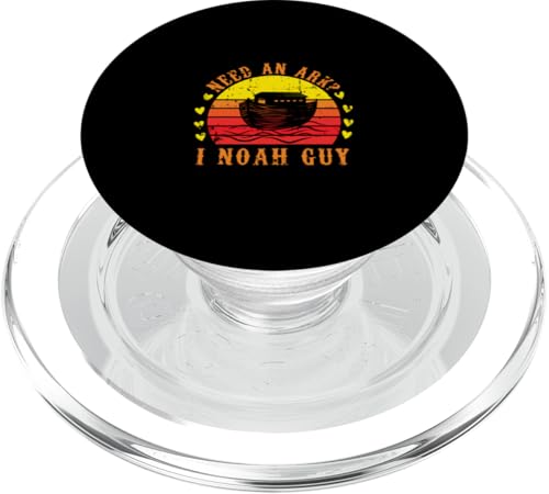 Need an Ark I Noah Guy humorvolle christliche Arche PopSockets PopGrip für MagSafe von Humorous Christian Ark Tee for Faith Enthusiasts