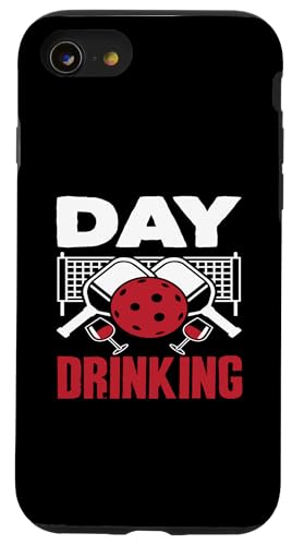 Hülle für iPhone SE (2020) / 7 / 8 Day Drinking Pickleball Spaß Mit Freunden von Humorvolle Pickleball Geschenke Enthusiasten Spiel