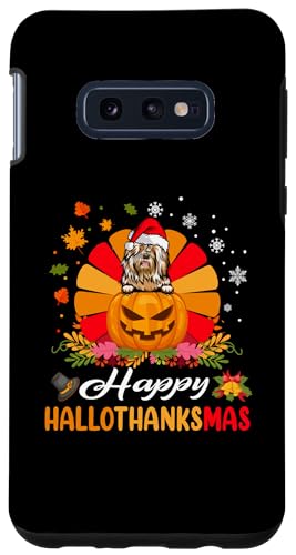 Hülle für Galaxy S10e Old English Sheepdog Hund Hallothanksmas Halloween von Hund Hallothanksmas Halloween Thanksgiving Xmas