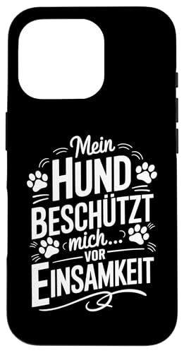 Hülle für iPhone 16 Pro Hundeliebhaber Hundefreund Hundepfote Hund Hundebesitzer von Hund Hundeliebhaber Frauchen & Hundebesitzer