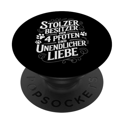 Hundeliebhaber Hundefreund Hunde Pfote Hund PopSockets Klebender PopGrip von Hund Hundeliebhaber Frauchen & Hundebesitzer