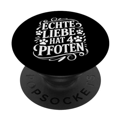 Hundeliebhaber Hundefreund Hundepfote Hunde Hund PopSockets Klebender PopGrip von Hund Hundeliebhaber Frauchen & Hundebesitzer