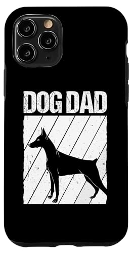 Hülle für iPhone 11 Pro Hund Papa Dobermann Hund Papa Vatertag Tierhalter Hund von Hund Papa Haustier Hundehalter Vatertag Design