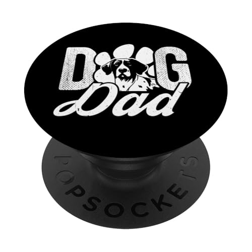 Hund Dad Deutsch Kurzhaar Vorstehhund Vatertag Daddy PopSockets mit austauschbarem PopGrip von Hund Papa Haustier Hundehalter Vatertag Design