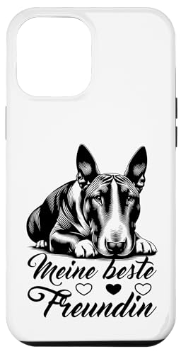 Hülle für iPhone 15 Pro Max Bullterrier Miniatur Bullterrier Kampfhund Listenhund Hund von Hunde Hundebesitzer Frauchen Herrchen Geschenk