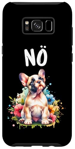 Hülle für Galaxy S8+ Französische Bulldogge Lustiger Spruch Nö für Hundeliebhaber von Hunde Nö Sprüche Weihnachten & Geschenkidee