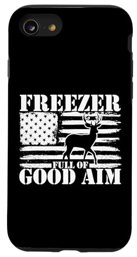 Hülle für iPhone SE (2020) / 7 / 8 Freezer Full Of Good Aim Patriotic Hunter Herren Jagd von Hunting Season Apparel Co.