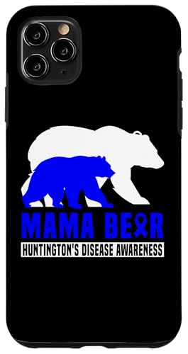 Hülle für iPhone 11 Pro Max Huntington's Disease Mama Bär Unterstützung Mutter Mutter Familie von Huntingtons Disease Awareness Products (Lwaka)