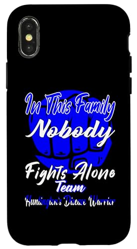 Hülle für iPhone X/XS Die Warriors Fighter Family Awariors Awareness von Huntingtons Disease Awareness Products (Lwaka)