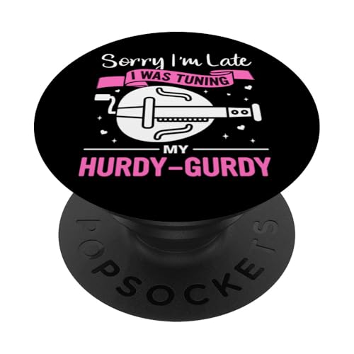 Drehleier Spruch PopSockets mit austauschbarem PopGrip von Hurdy Gurdy Designs