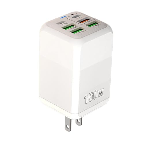 Hutnncg USB-Ladestation-Hub, mehrere USB-Ladestationen,6 Ports Multiport USB Cube Adapter - USB-Ladehub, Multiport-USB-Cube-Adapter, 150-W-Telefonladegerät für Mobile Geräte von Hutnncg