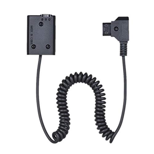 Huudngeje V-Montieren/D-Tap auf NP-FW50 DC Koppler Power Dummy Adapter Spiral Kabel für A7 A7Ii A7S A7R A7Sii A7Rii A6500 A6300 A6000 A5000 A5100 Nex-5 Nxx-7 Kamera von Huudngeje